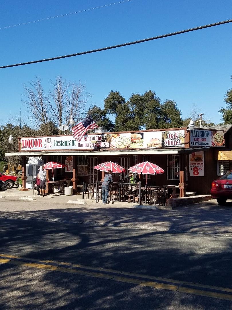 Oak Shores Malt Shop & Restaurant storefront in Campo.